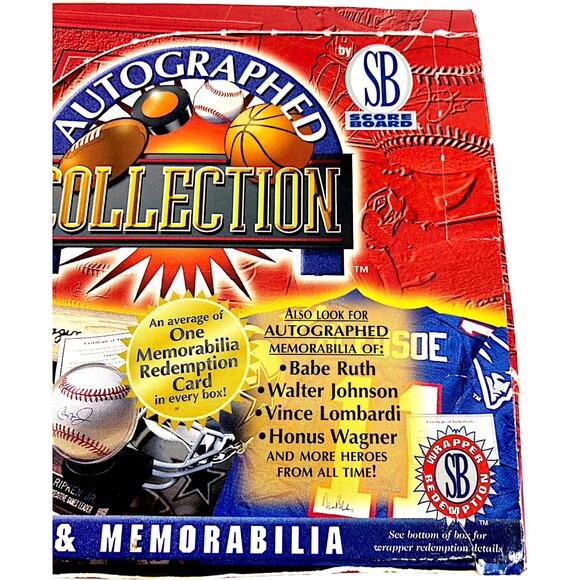 1996 Score Board Autographed Collection Card Box Display *No Packs* - Picture 3 of 11